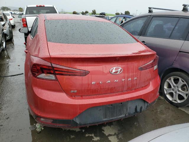 5NPD74LF5LH539337 - 2020 HYUNDAI ELANTRA SE RED photo 6