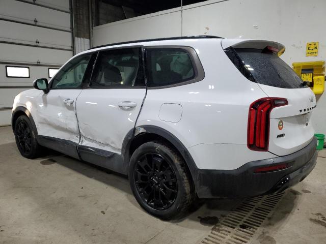 5XYP3DHC9NG296116 - 2022 KIA TELLURIDE EX WHITE photo 2