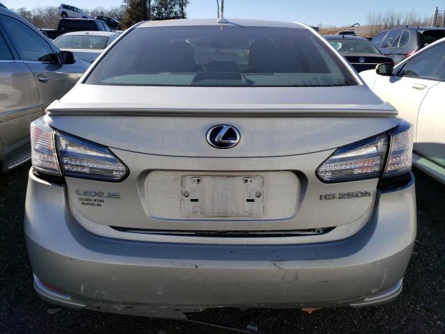 JTHBB1BA2A2001217 - 2010 LEXUS HS 250H SILVER photo 6