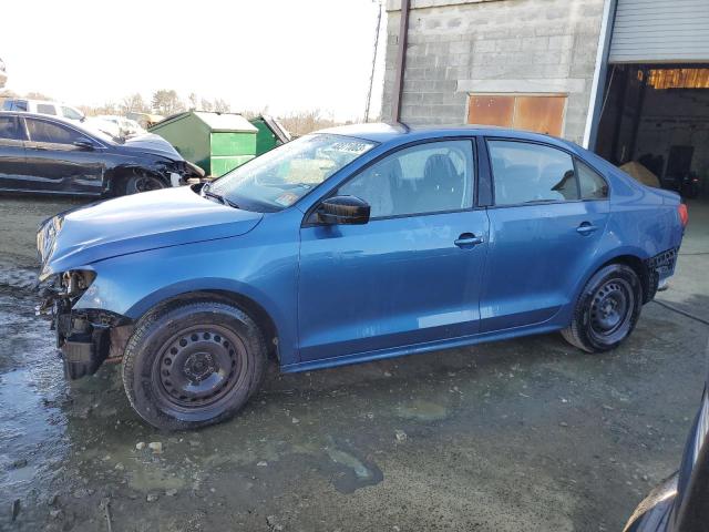 3VW2K7AJ7FM282496 - 2015 VOLKSWAGEN JETTA BASE BLUE photo 1
