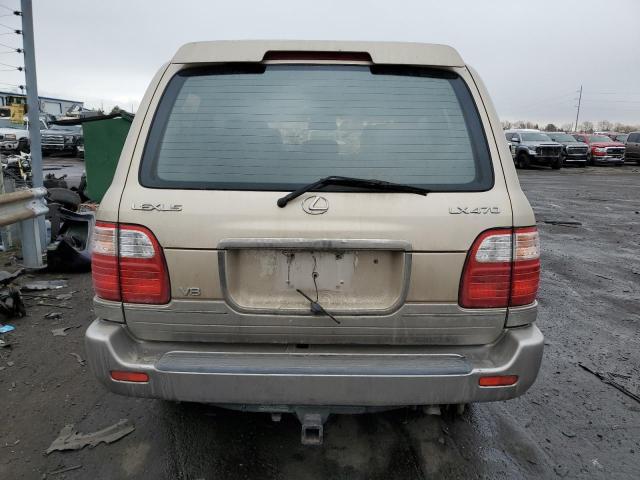 JTJHT00W913506003 - 2001 LEXUS LX 470 GOLD photo 6