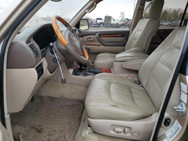 JTJHT00W913506003 - 2001 LEXUS LX 470 GOLD photo 7