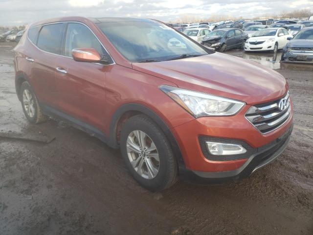 5XYZUDLB3DG008027 - 2013 HYUNDAI SANTA FE S ORANGE photo 4