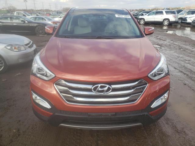 5XYZUDLB3DG008027 - 2013 HYUNDAI SANTA FE S ORANGE photo 5