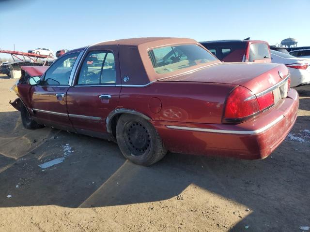 2MEFM74W5YX683282 - 2000 MERCURY GRAND MARQ GS BURGUNDY photo 2