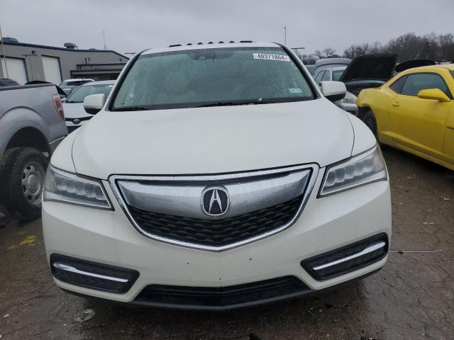 5FRYD3H48FB009733 - 2015 ACURA MDX TECHNOLOGY WHITE photo 5