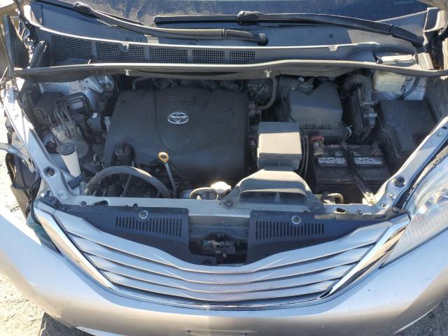 5TDKZ3DC3HS867793 - 2017 TOYOTA SIENNA LE SILVER photo 12