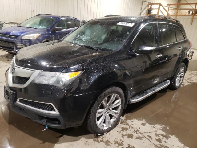 2HNYD2H87DH000845 - 2013 ACURA MDX ADVANCE BLACK photo 1