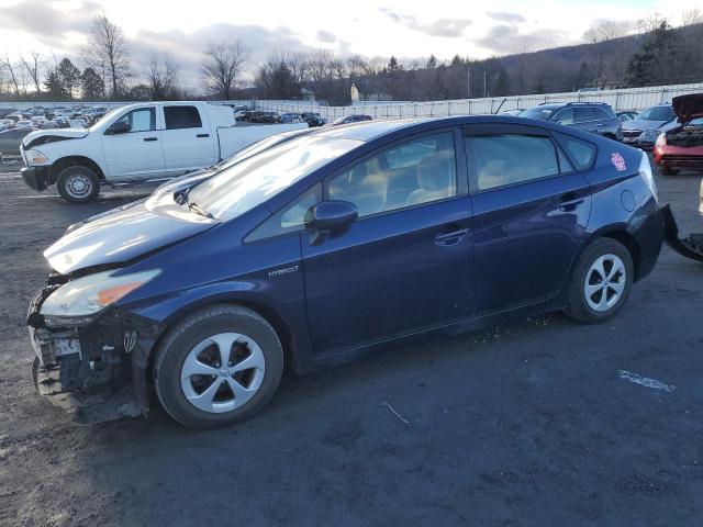 JTDKN3DU8D1728660 - 2013 TOYOTA PRIUS BLUE photo 1