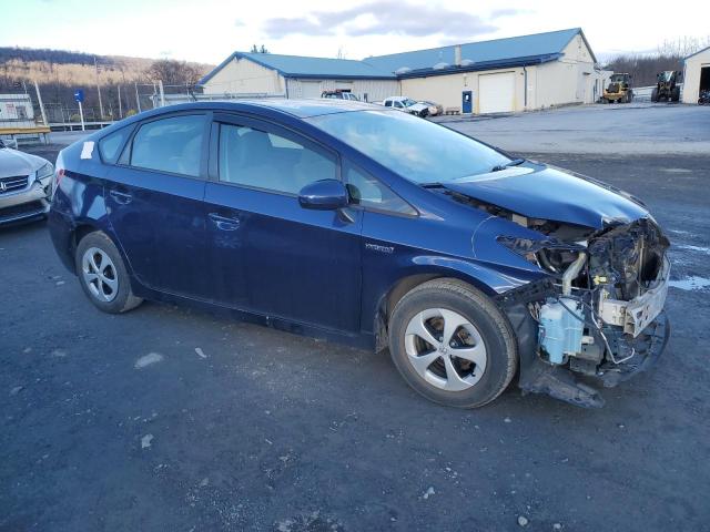 JTDKN3DU8D1728660 - 2013 TOYOTA PRIUS BLUE photo 4