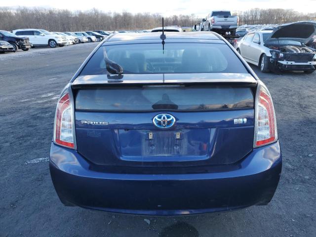 JTDKN3DU8D1728660 - 2013 TOYOTA PRIUS BLUE photo 6