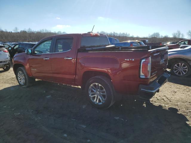 1GTG6CE37F1162955 - 2015 GMC CANYON SLT MAROON photo 2