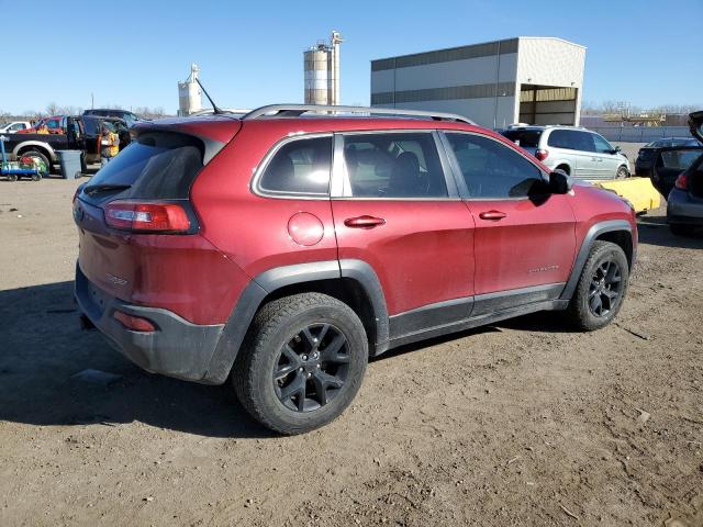 1C4PJMBSXFW577710 - 2015 JEEP CHEROKEE TRAILHAWK RED photo 3