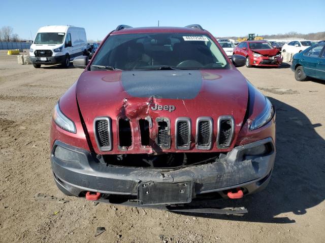 1C4PJMBSXFW577710 - 2015 JEEP CHEROKEE TRAILHAWK RED photo 5