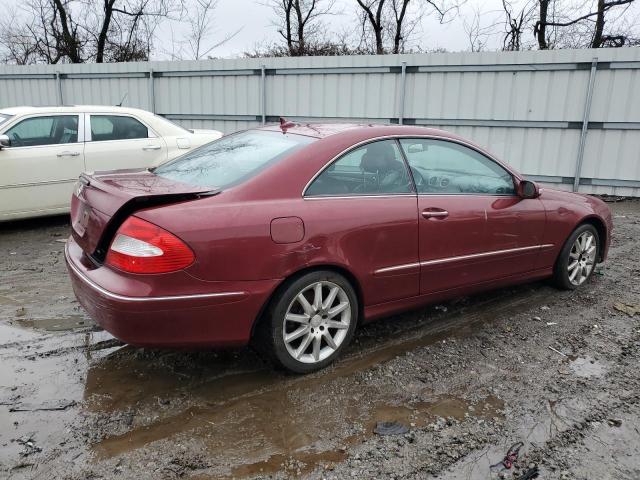 WDBTJ56HX7F218912 - 2007 MERCEDES-BENZ CLK 350 BURGUNDY photo 3