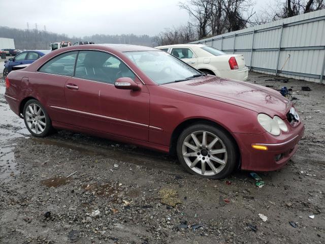 WDBTJ56HX7F218912 - 2007 MERCEDES-BENZ CLK 350 BURGUNDY photo 4