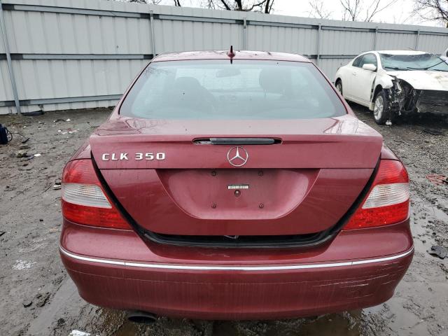 WDBTJ56HX7F218912 - 2007 MERCEDES-BENZ CLK 350 BURGUNDY photo 6