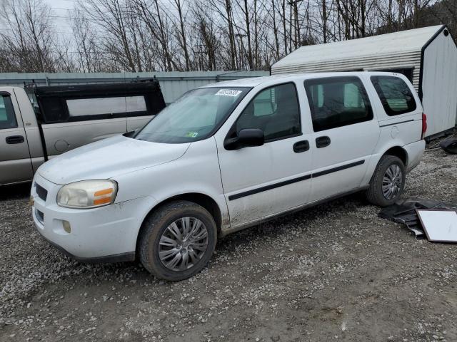 1GBDV13WX8D116727 - 2008 CHEVROLET UPLANDER INCOMPLETE WHITE photo 1