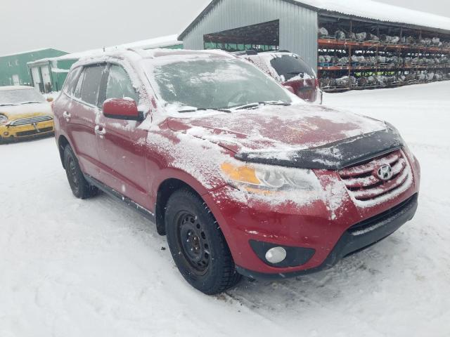 5XYZHDAG5BG031924 - 2011 HYUNDAI SANTA FE SE RED photo 4