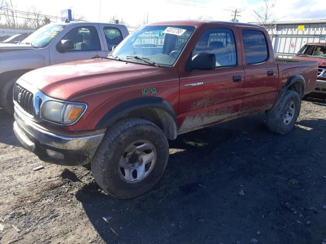 5TEGN92NX2Z066281 - 2002 TOYOTA TACOMA DOUBLE CAB PRERUNNER RED photo 1