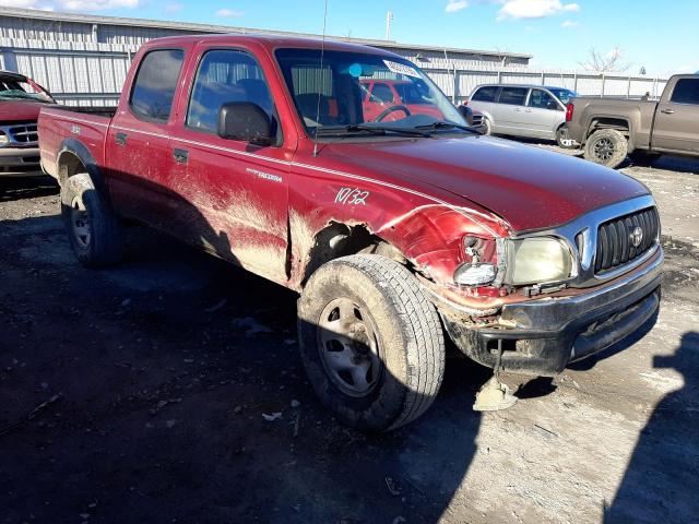 5TEGN92NX2Z066281 - 2002 TOYOTA TACOMA DOUBLE CAB PRERUNNER RED photo 4
