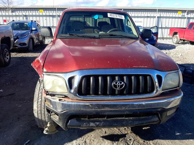 5TEGN92NX2Z066281 - 2002 TOYOTA TACOMA DOUBLE CAB PRERUNNER RED photo 5