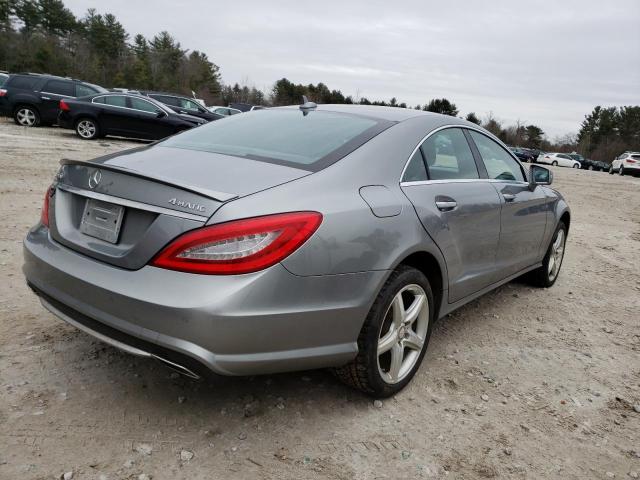 WDDLJ9BB8DA081901 - 2013 MERCEDES-BENZ CLS 550 4MATIC GRAY photo 3