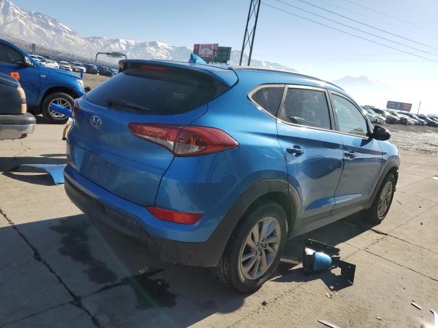 KM8J33A46JU665201 - 2018 HYUNDAI TUCSON SEL BLUE photo 3