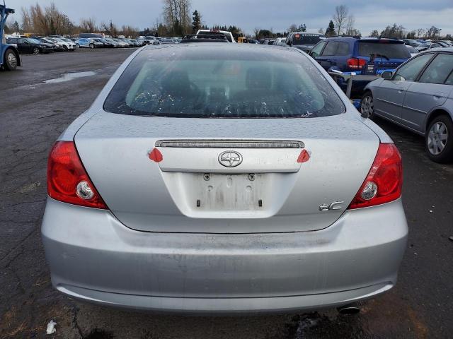 JTKDE177450021929 - 2005 TOYOTA SCION TC SILVER photo 6