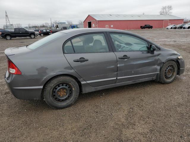 2HGFA1F42AH047830 - 2010 HONDA CIVIC DX-G GRAY photo 3