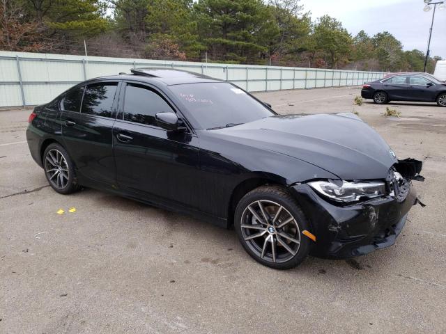 3MW5R7J50K8B00250 - 2019 BMW 330XI BLACK photo 4