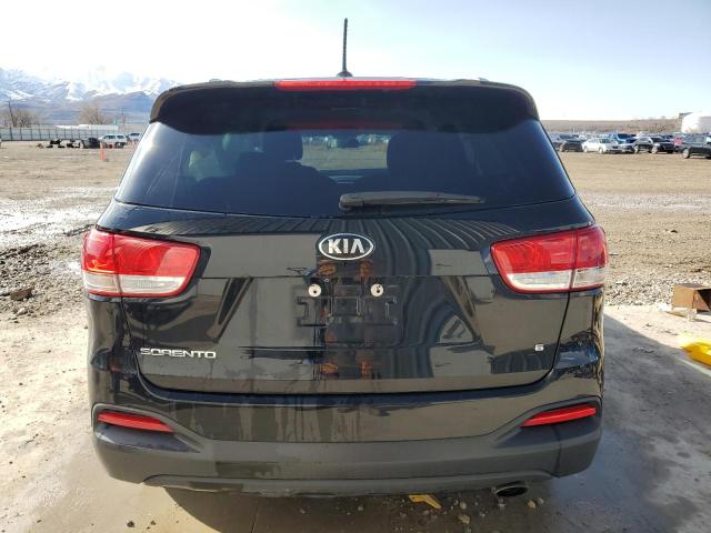 5XYPGDA57HG320787 - 2017 KIA SORENTO LX BLACK photo 6