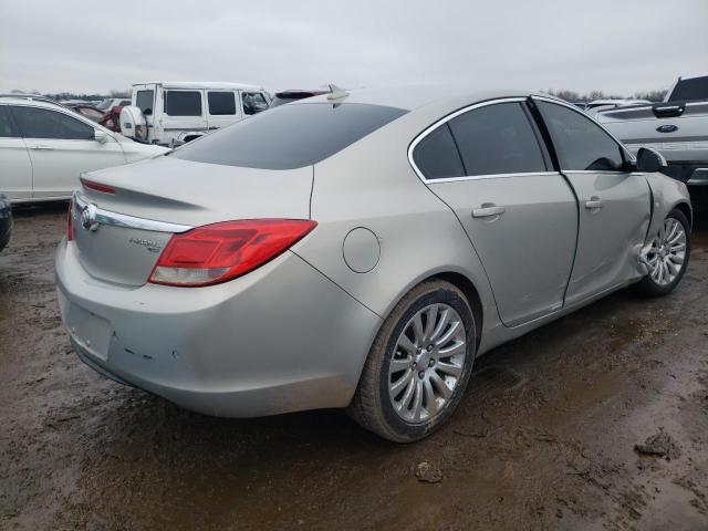 W04GU5GC4B1009131 - 2011 BUICK REGAL CXL SILVER photo 3