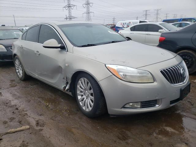 W04GU5GC4B1009131 - 2011 BUICK REGAL CXL SILVER photo 4