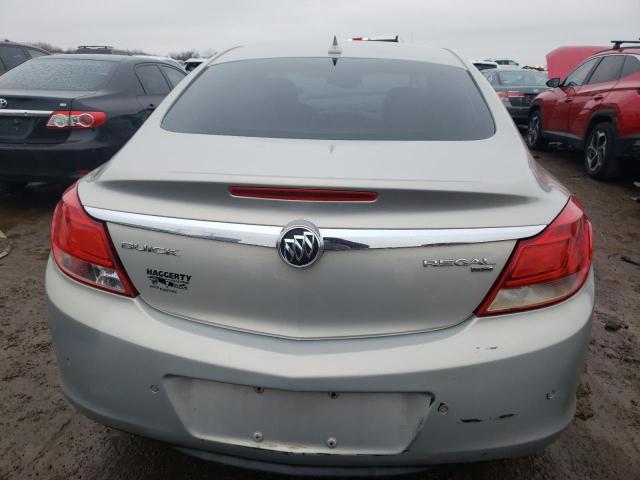 W04GU5GC4B1009131 - 2011 BUICK REGAL CXL SILVER photo 6