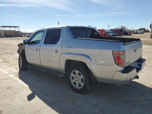 2HJYK16567H551668 - 2007 HONDA RIDGELINE RTL SILVER photo 2