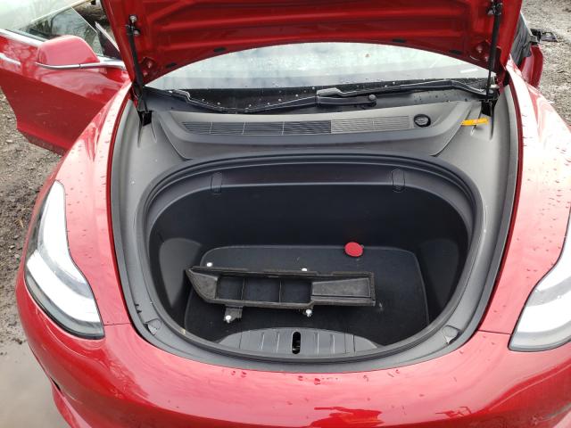 5YJ3E1EB6JF130348 - 2018 TESLA MODEL 3 RED photo 7