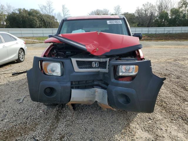 5J6YH18695L000153 - 2005 HONDA ELEMENT EX RED photo 5