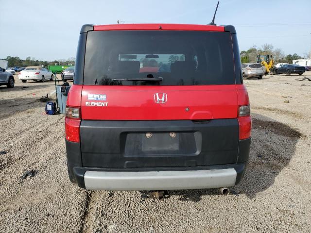 5J6YH18695L000153 - 2005 HONDA ELEMENT EX RED photo 6