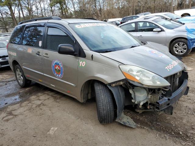 5TDZA23C76S547228 - 2006 TOYOTA SIENNA CE TAN photo 4