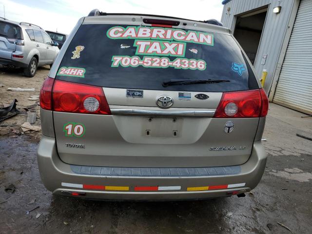 5TDZA23C76S547228 - 2006 TOYOTA SIENNA CE TAN photo 6