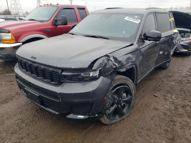 1C4RJKAG8M8159576 - 2021 JEEP GRAND CHER L LAREDO GRAY photo 1