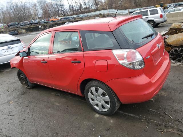 2T1KR32EX6C617204 - 2006 TOYOTA COROLLA MA XR RED photo 2