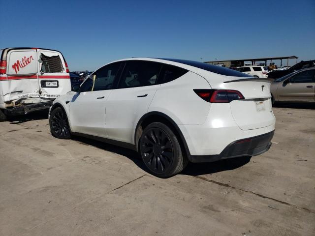 5YJYGDEFXMF146447 - 2021 TESLA MODEL Y WHITE photo 2