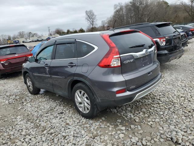 2HKRM4H76FH655716 - 2015 HONDA CR-V EXL SILVER photo 2