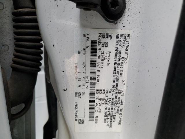 1FADP3F27EL375757 - 2014 FORD FOCUS SE WHITE photo 12