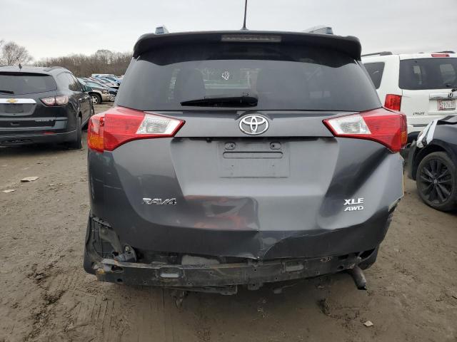 2T3RFREV5DW078497 - 2013 TOYOTA RAV4 XLE GRAY photo 6