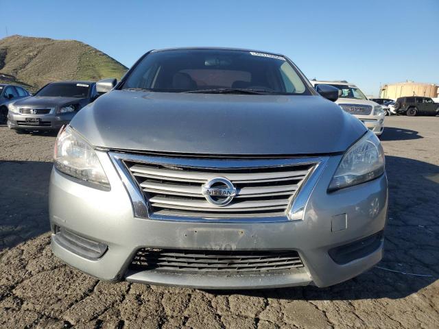 3N1AB7AP8EL657144 - 2014 NISSAN SENTRA S GRAY photo 5