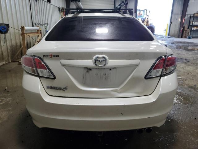 1YVHZ8EH6C5M14259 - 2012 MAZDA 6 I WHITE photo 6