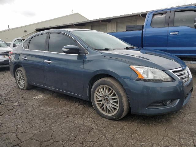 3N1AB7APXDL687518 - 2013 NISSAN SENTRA S BLUE photo 4